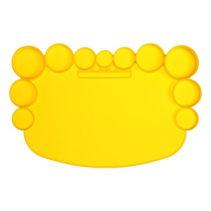 Коврик для творчества 345х230 мм  Коврик для творчества 345х230 мм "Мульти-Пульти", силиконовый, желтый