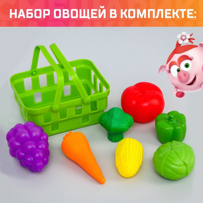 Касса со сканером и продуктовой корзиной, Смешарики Касса со сканером и продуктовой корзиной, Смешарики