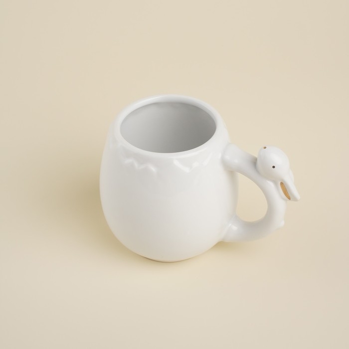 Кружка керамическая SL Home «Пасхальные кролики», 500 мл, цвет белый Кружка керамическая SL Home «Пасхальные кролики», 500 мл, цвет белый