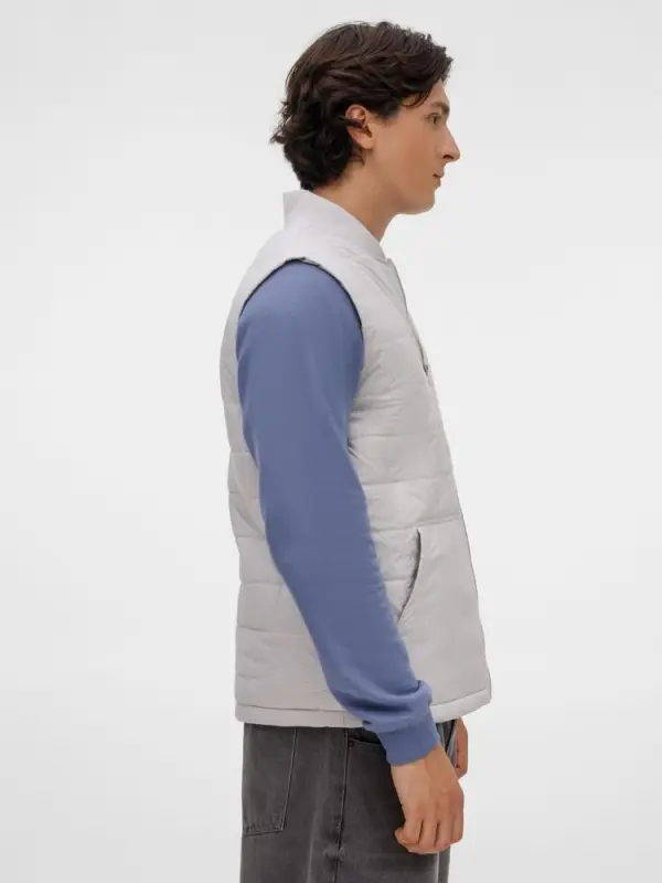 Жилет унисекс Warmbridge, светло-серый, размер 3XL