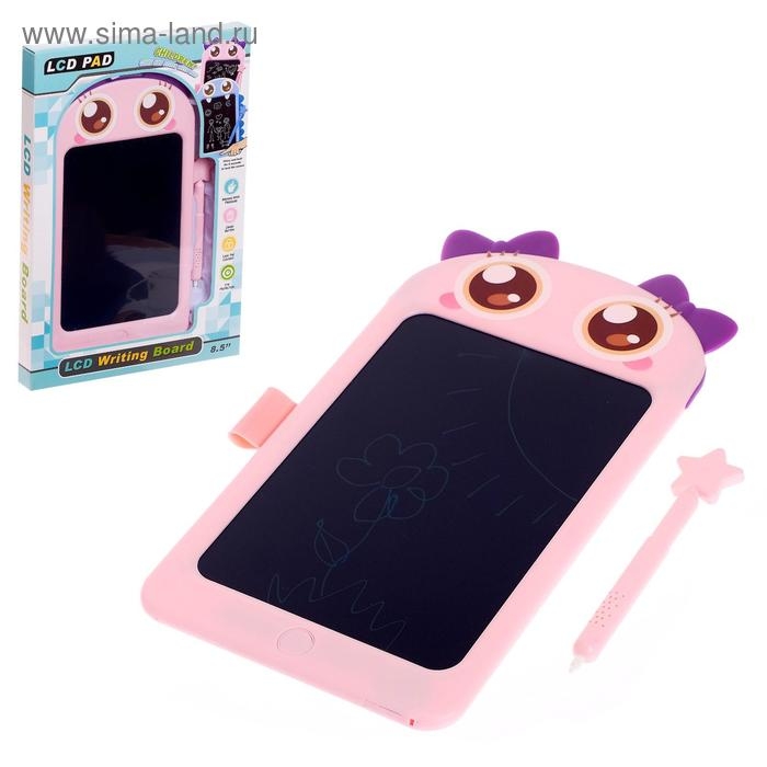 Планшет для рисования LCD «Дракоша», с ручкой, 8,5 МИКС Планшет для рисования LCD «Дракоша», с ручкой, 8,5 МИКС