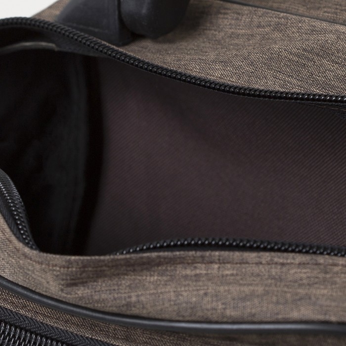 Сумка мужская «ЗФТС», цвет коричневый Сумка мужская «ЗФТС», цвет коричневый