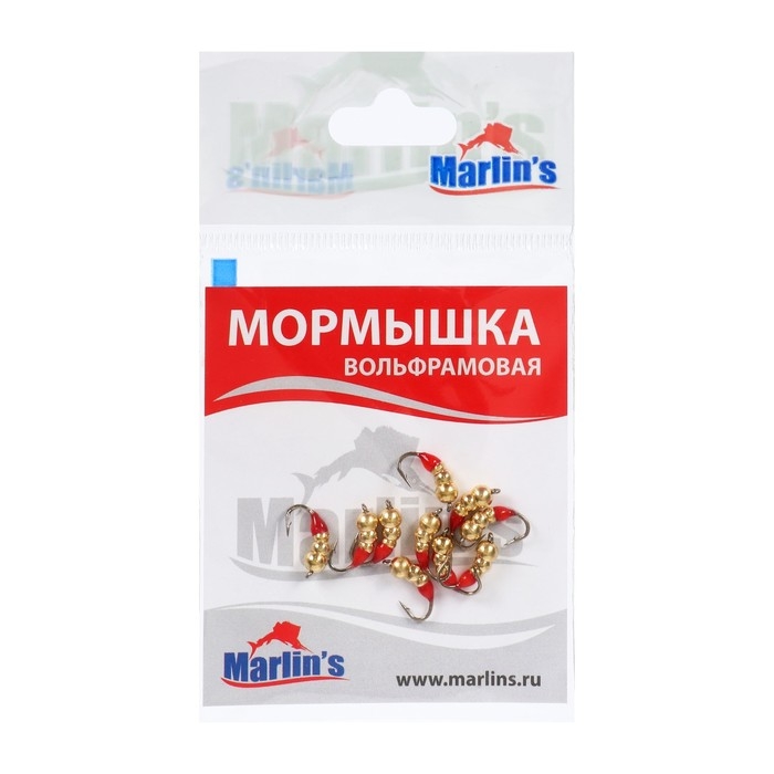 Мормышка вольфрам Marlin's Мураш №2, 3.5 мм, 0.65 г, цвет золото, 10 шт Мормышка вольфрам Marlin's Мураш №2, 3.5 мм, 0.65 г, цвет золото, 10 шт