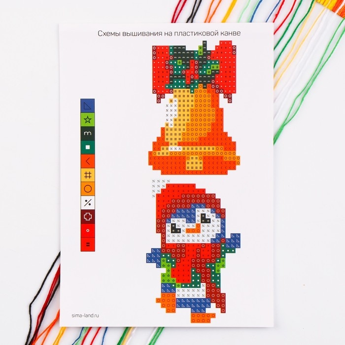 Вышивка крестиком на новый год на деревянной канве «Пингвин с колокольчиком», новогодний набор для творчества Вышивка крестиком на новый год на деревянной канве «Пингвин с колокольчиком», новогодний набор для творчества