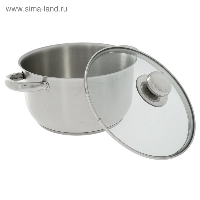 Кастрюля «Славяна», 4 л, d=22 см, капсульное дно, индукция Кастрюля «Славяна», 4 л, d=22 см, капсульное дно, индукция