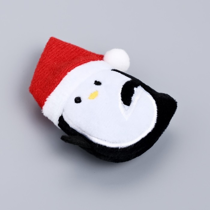 Новый год. Игрушка для кошек с кошачьей мятой  Новый год. Игрушка для кошек с кошачьей мятой "Пингвин", 8 см