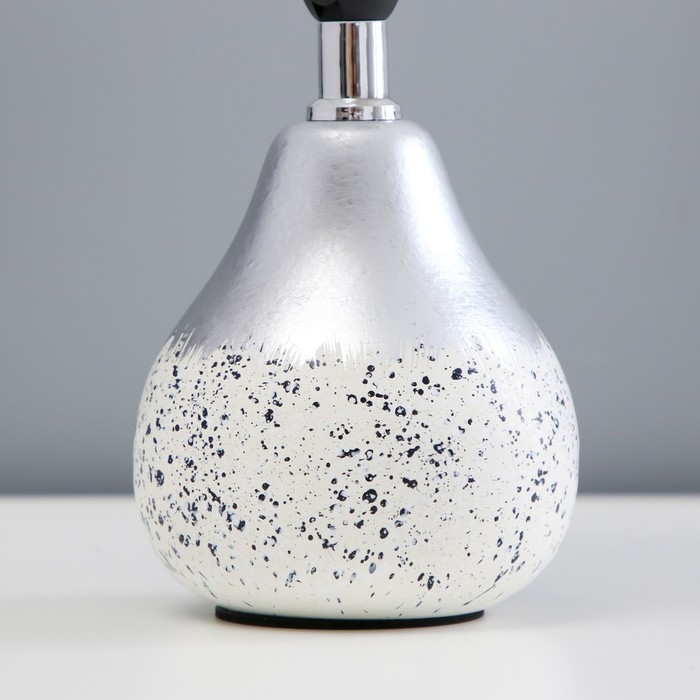 Настольная лампа Настольная лампа "Лиана" Е14 40Вт бело-серебристый 15х15х28 см