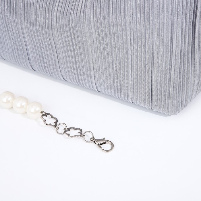 Сумка-багет на молнии, цвет серый Сумка-багет на молнии, цвет серый