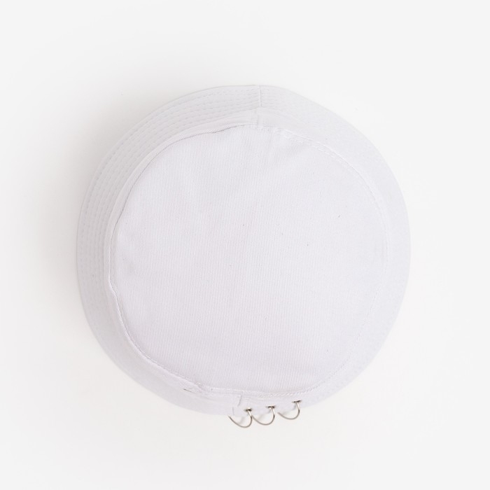 Панама MINAKU с кольцами, цвет белый, размер 56-58 Панама MINAKU с кольцами, цвет белый, размер 56-58