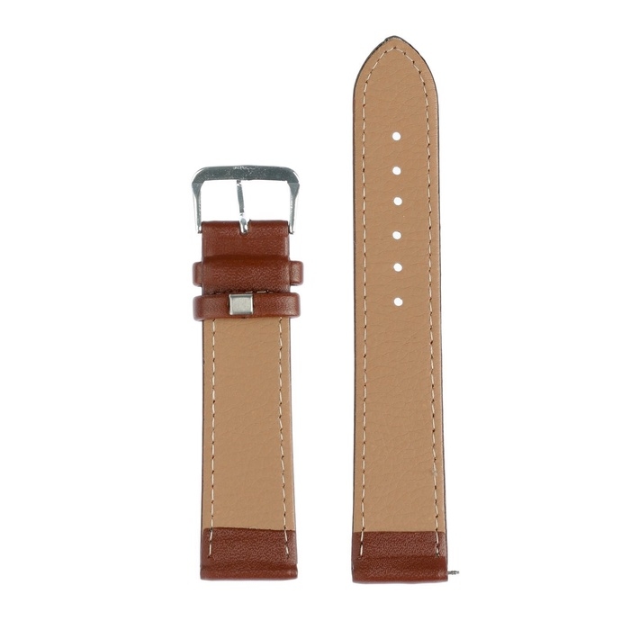 Ремешок для часов Ремешок для часов "Соломон", 20 мм, натуральная кожа, l-20 см, коричневый