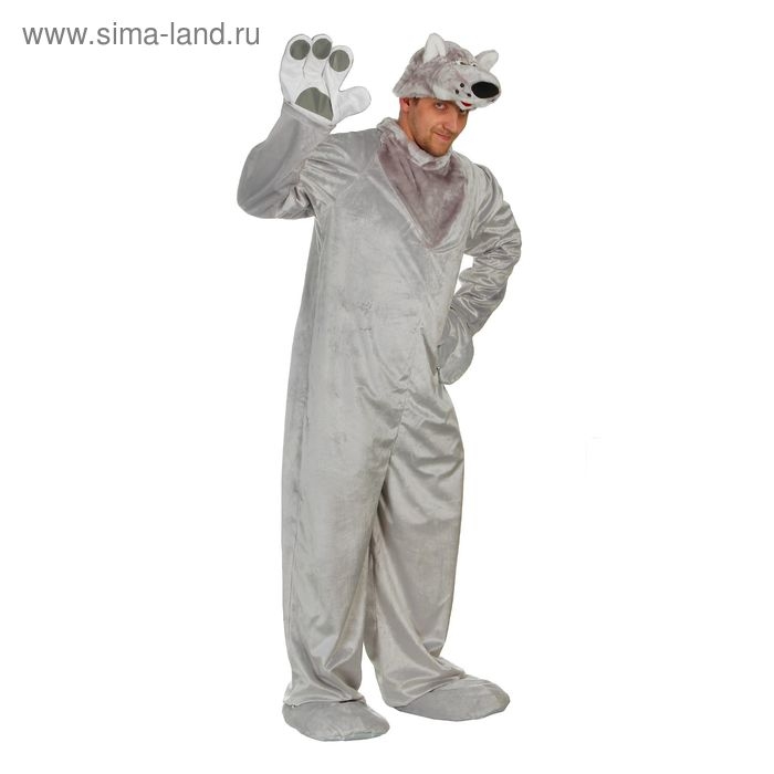 Карнавальный костюм «Волк» взрослый, р. 50–52 Карнавальный костюм «Волк» взрослый, р. 50–52