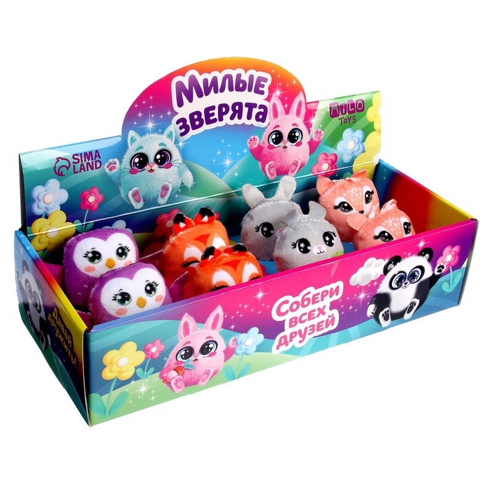 Мягкая игрушка «Милые зверята» МИКС Мягкая игрушка «Милые зверята» МИКС