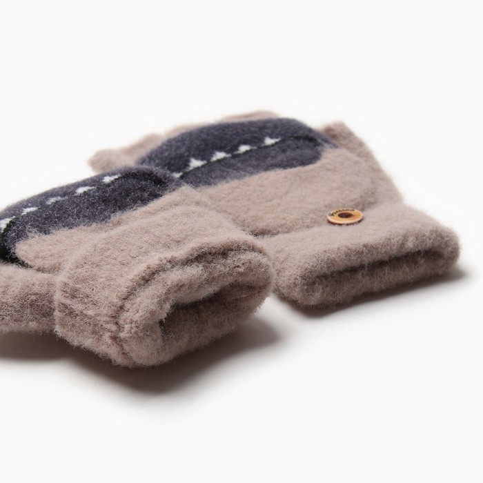 Митенки детские MINAKU 17 см бежевый Митенки детские MINAKU 17 см бежевый