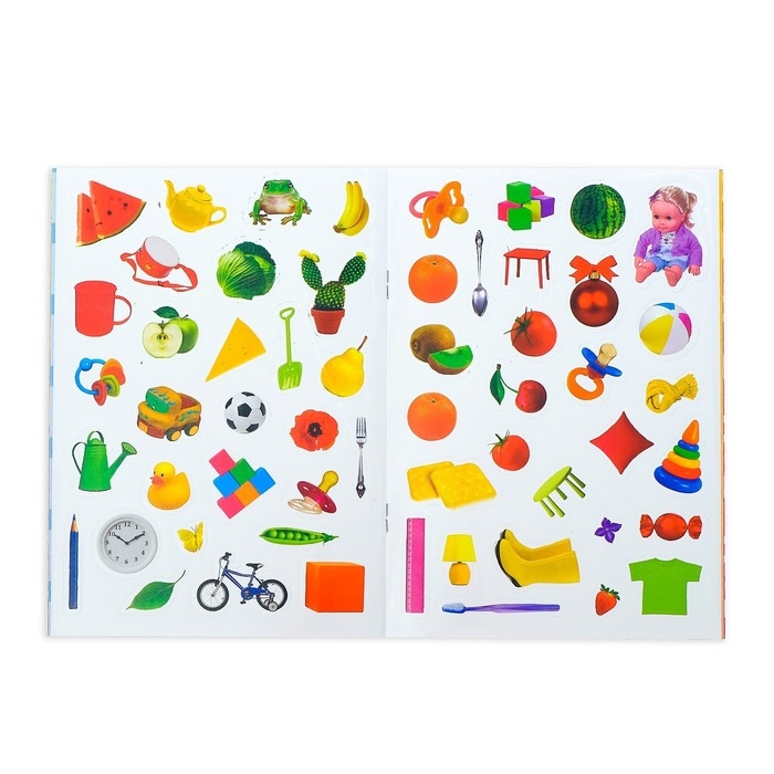 Книжка с наклейками «Мои первые слова», 12 стр. Книжка с наклейками «Мои первые слова», 12 стр.