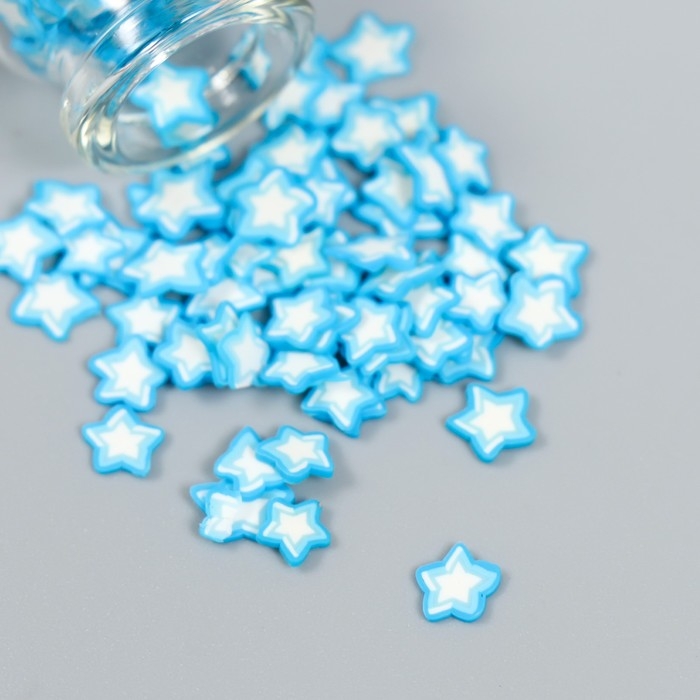 Декор для творчества пластик Декор для творчества пластик "Цветок. Голубая иломея" набор 8 гр 5х2х2 см