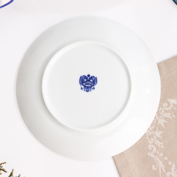 Тарелка Тарелка "Романс фантазия", д-175мм, нео гжель