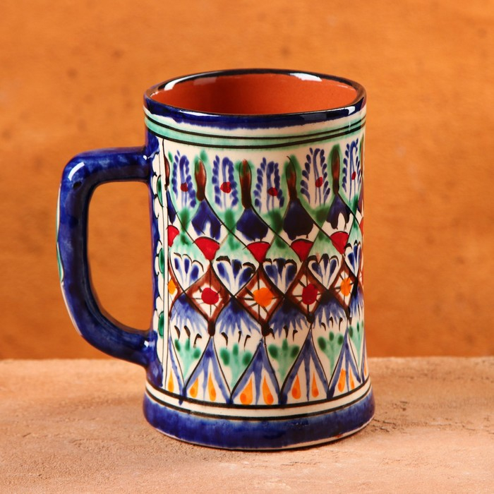 Кружка Риштанская Керамика Кружка Риштанская Керамика "Узор", 500 мл, синий