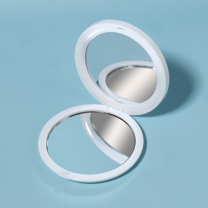 Зеркало складное «Ромашки», d = 7 см, с увеличением, цвет МИКС Зеркало складное «Ромашки», d = 7 см, с увеличением, цвет МИКС