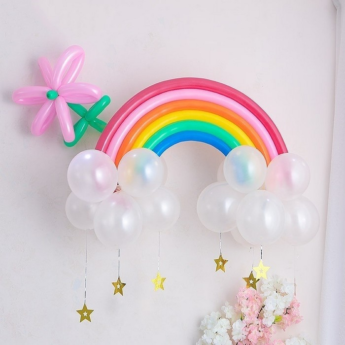 Шар латексный 12", кристалл, прозрачный, набор 50 шт.