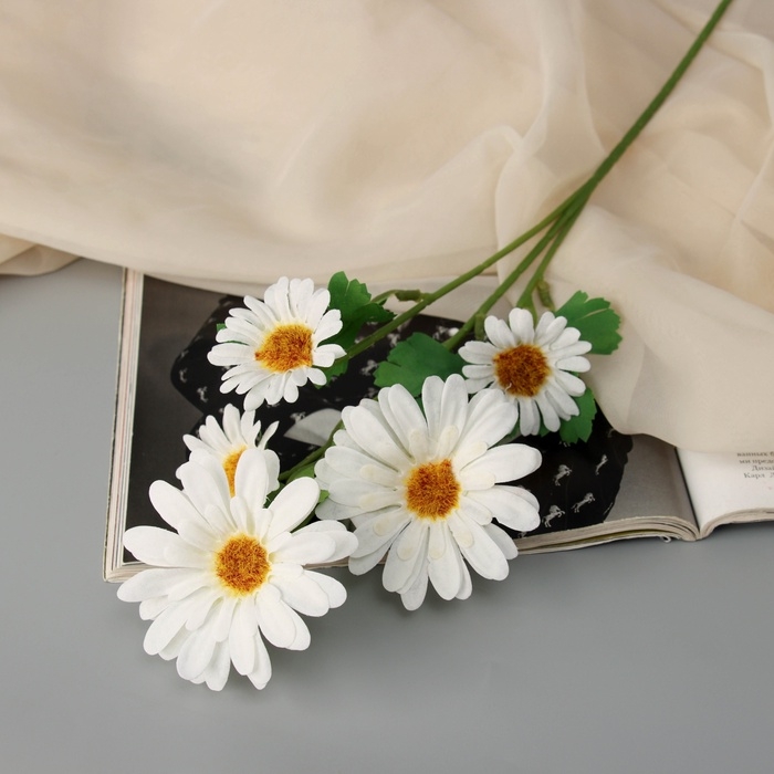 Цветы искусственные Цветы искусственные "Космея леди галант" 57х8 см, белый