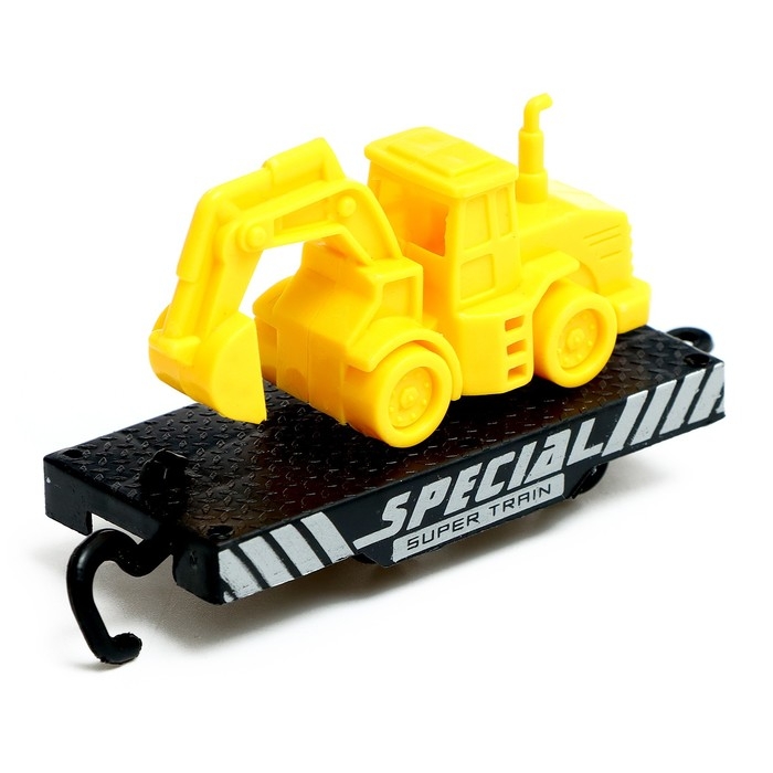 Железная дорога «Строитель», работает от батареек Железная дорога «Строитель», работает от батареек