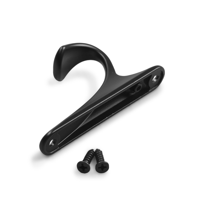 Крючок мебельный CAPPIO CLASSIC, однорожковый, черный Крючок мебельный CAPPIO CLASSIC, однорожковый, черный