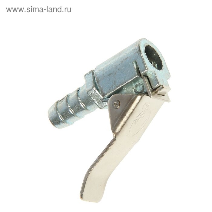 Наконечник насоса, быстросъемный, металлический, с клапаном, хром, малый Наконечник насоса, быстросъемный, металлический, с клапаном, хром, малый