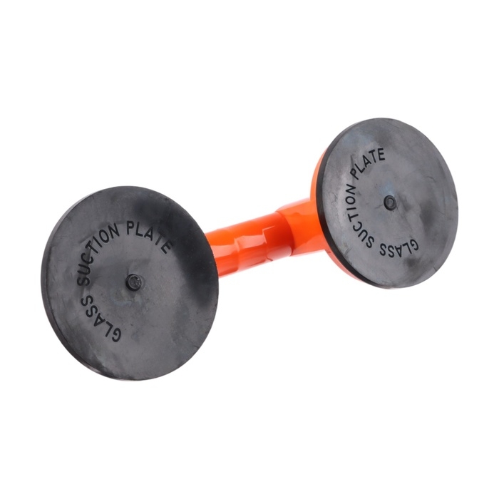 Вакуумная присоска двойная для вклейки стекол в авто, d 12 см, оранжевый Вакуумная присоска двойная для вклейки стекол в авто, d 12 см, оранжевый