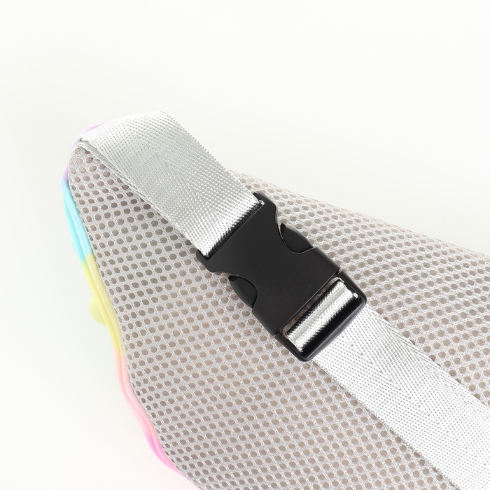 Сумка поясная детская на молнии «Выбражулька», pop it, цвет разноцветный