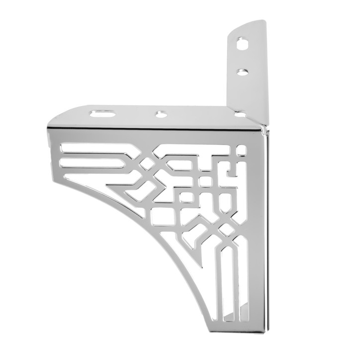 Опора мебельная CAPPIO резная OP01, h=130 мм.10,5*10,5, цвет хром Опора мебельная CAPPIO резная OP01, h=130 мм.10,5*10,5, цвет хром