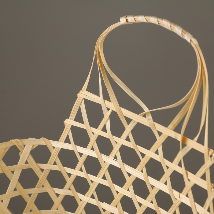 Корзина плетеная, 25х12х12/24 см, бамбук Корзина плетеная, 25х12х12/24 см, бамбук