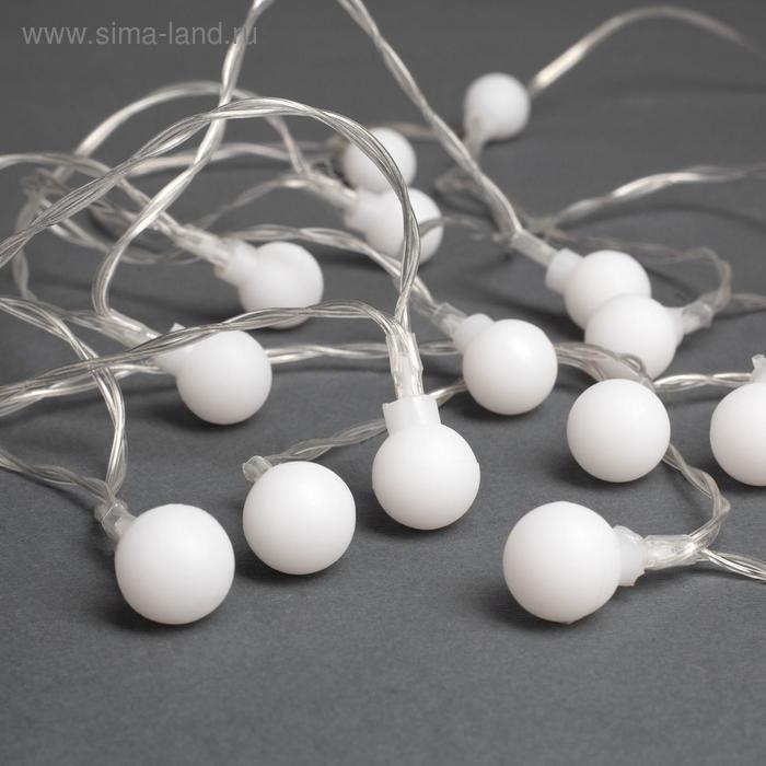 Гирлянда «Нить» 3 м с насадками «Шарики», IP20, прозрачная нить, 20 LED, свечение мульти (RG/RB), мигание, USB Гирлянда «Нить» 3 м с насадками «Шарики», IP20, прозрачная нить, 20 LED, свечение мульти (RG/RB), мигание, USB