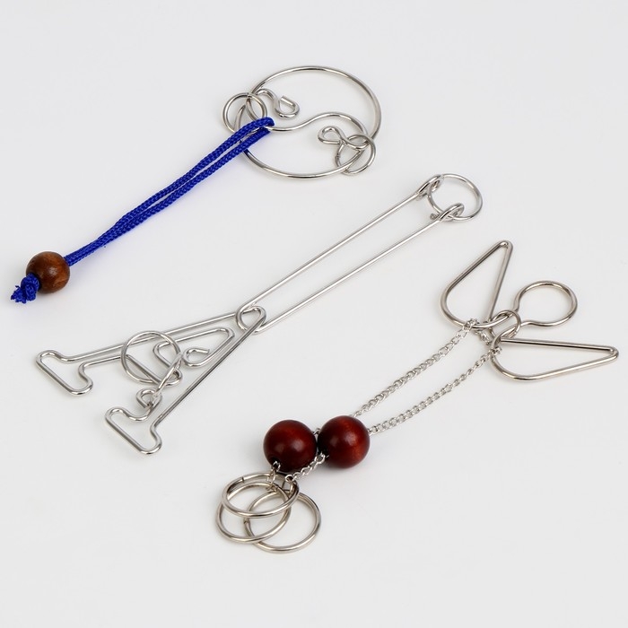 Металлические головоломки Металлические головоломки "Фрогго", 3 штуки