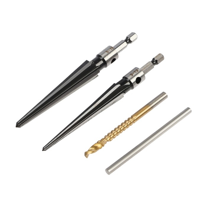 Набор сверл конических и фрезерных ТУНДРА, HSS, 3 - 13 мм, 5 - 16 мм, 6 мм, вороток Набор сверл конических и фрезерных ТУНДРА, HSS, 3 - 13 мм, 5 - 16 мм, 6 мм, вороток