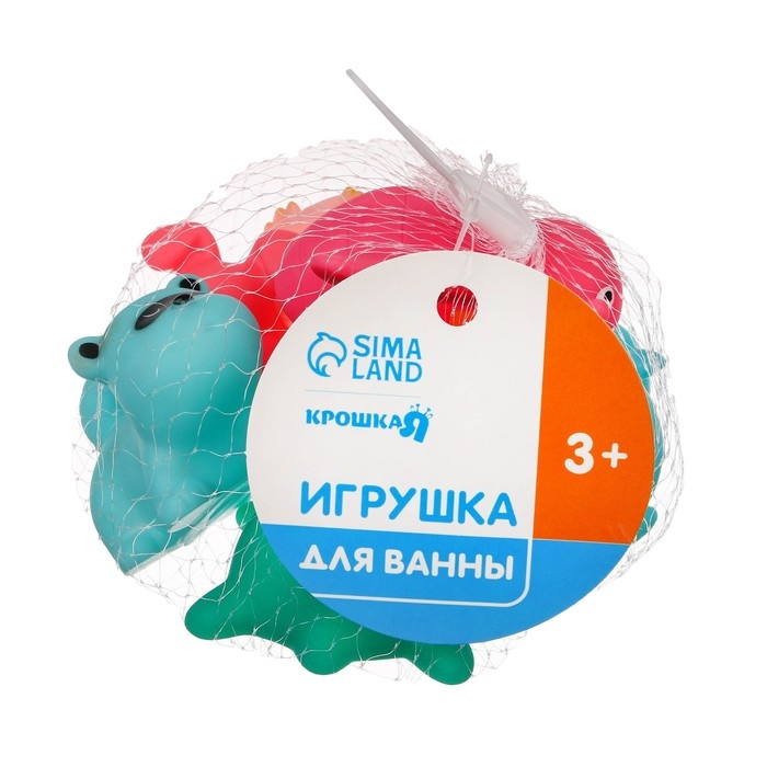 Набор резиновых игрушек для ванны «Играем в лесу», с пищалкой, 6 шт, Крошка Я Набор резиновых игрушек для ванны «Играем в лесу», с пищалкой, 6 шт, Крошка Я