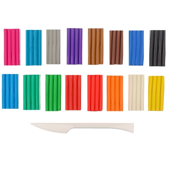 Пластилин 16 цветов 240 г Пластилин 16 цветов 240 г "Тачки"