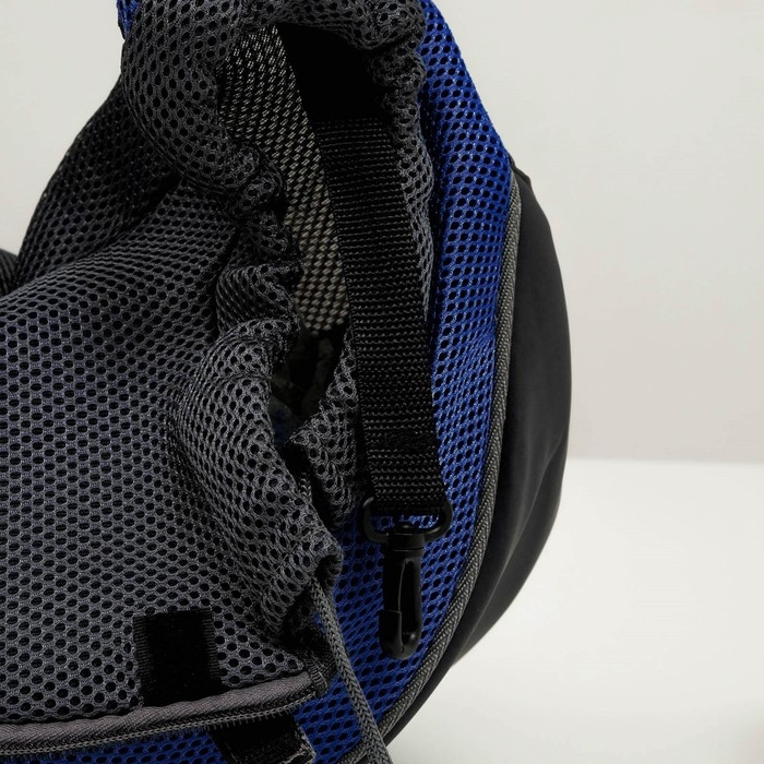 Сумка-переноска Сумка-переноска "Слинг" для животных, 42 х 25 см, синяя