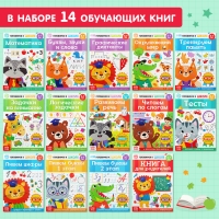 Книги обучающие набор в папке «Готовимся к школе», 14 шт.