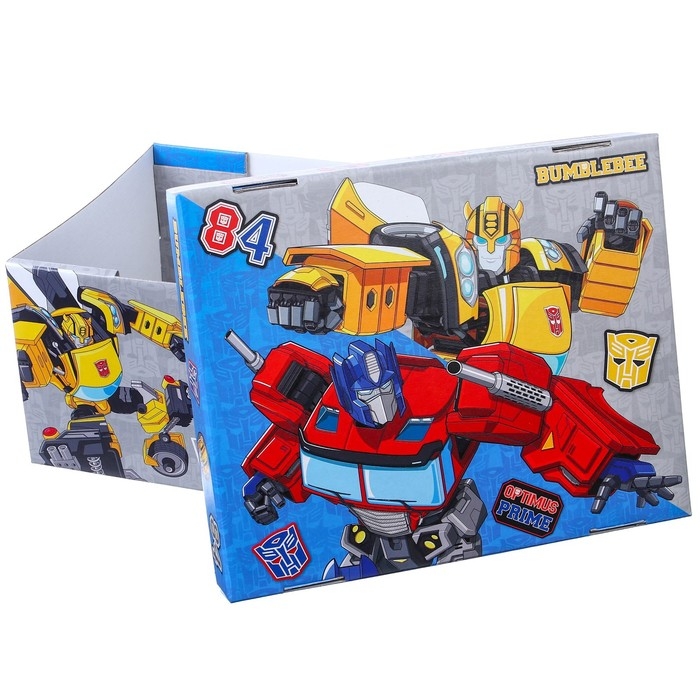 Подарочная коробка с крышкой, складная, 31х25.5х16 см, Трансформеры Подарочная коробка с крышкой, складная, 31х25.5х16 см, Трансформеры