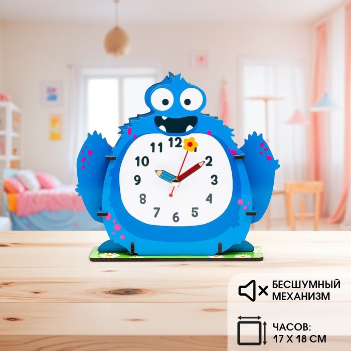 Часы настольные, серия: Детские, Часы настольные, серия: Детские, "Чудик"