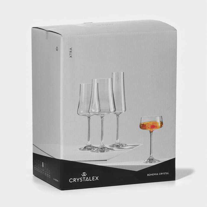 Набор бокалов для шампанского «Экстра», 210 мл, 6 шт Набор бокалов для шампанского «Экстра», 210 мл, 6 шт