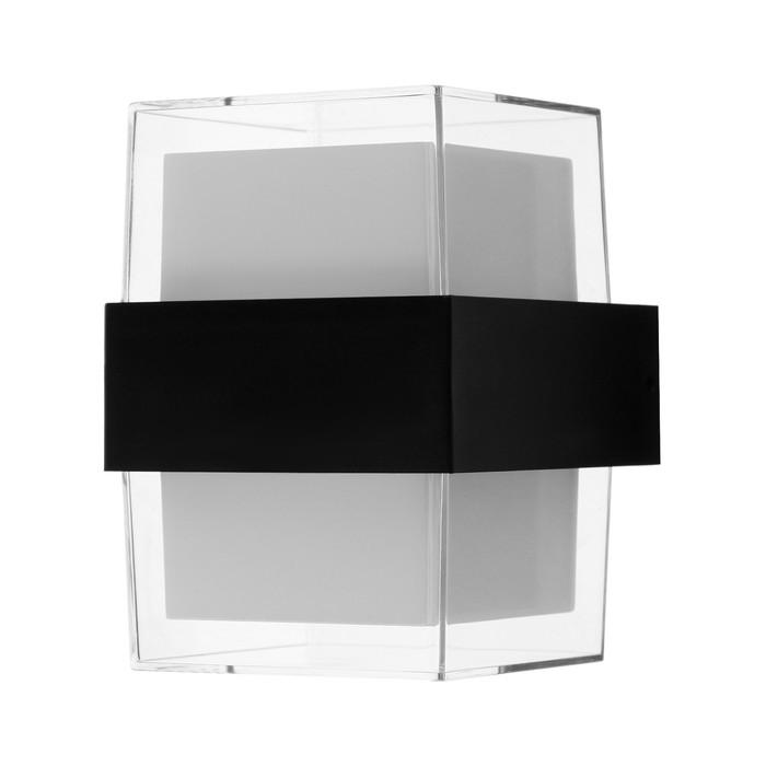 Светильник фасадный «Гранд двойной», FSD-056, 10 Вт, 3000К, IP65, 220 В, пластик, черный Светильник фасадный «Гранд двойной», FSD-056, 10 Вт, 3000К, IP65, 220 В, пластик, черный