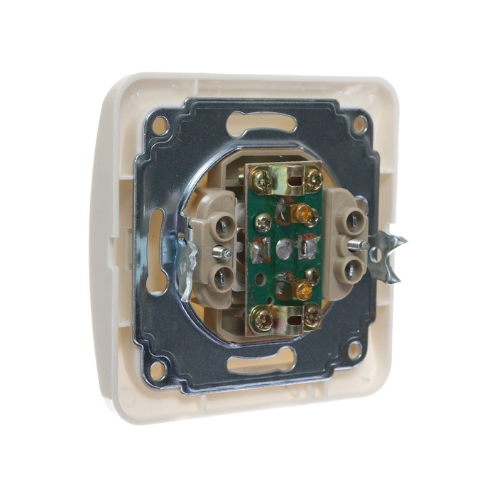 Розетка телевизионная одноместная Luazon Lighting  Розетка телевизионная одноместная Luazon Lighting "Орион", скрытая, белая