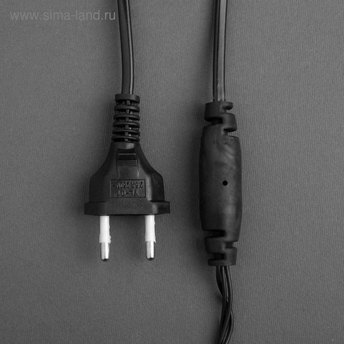 Гирлянда «Нить» 20 м с насадками «Шарики 1.5 см», IP44, тёмная нить, 200 LED, свечение мульти (RG/RB), мигание, 220 В Гирлянда «Нить» 20 м с насадками «Шарики 1.5 см», IP44, тёмная нить, 200 LED, свечение мульти (RG/RB), мигание, 220 В