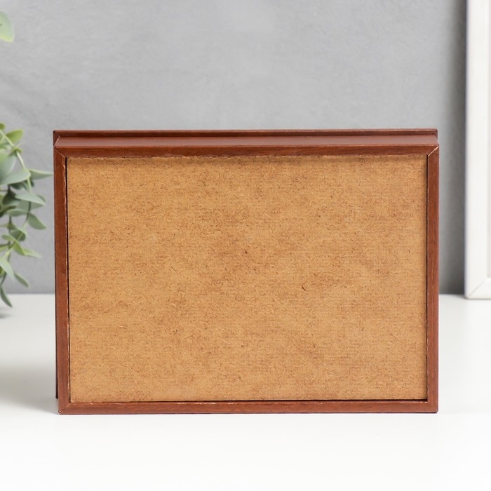 Ключница Ключница "Олень в лесу" 15х21 см орех