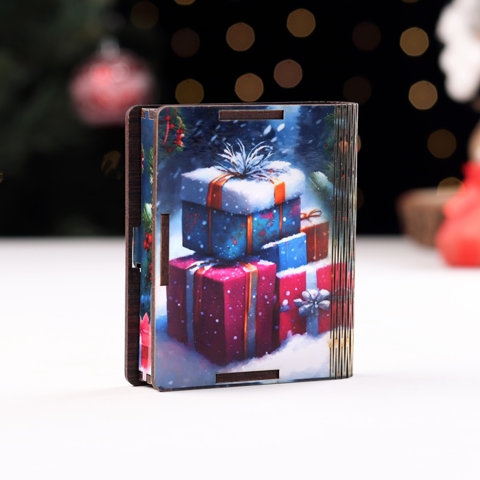 Деревянный конверт для денег № 2  Деревянный конверт для денег № 2 "Сова", 9,8х8,5х2 см