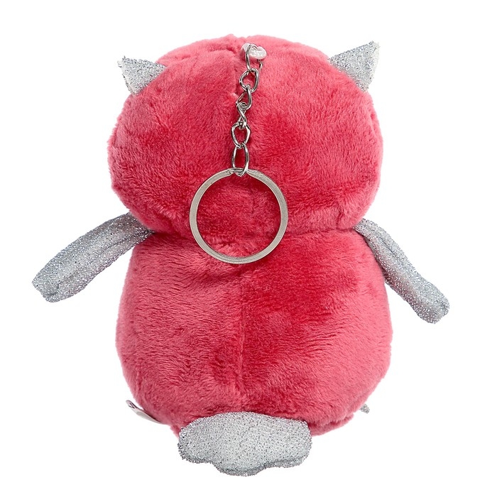 Мягкая игрушка «Сова», на брелоке, цвета МИКС Мягкая игрушка «Сова», на брелоке, цвета МИКС