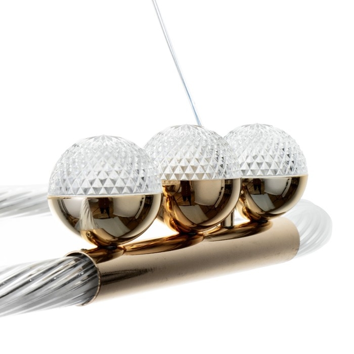 Светильник Светильник "Джерристо" LED 86Вт золото 90х29,5х9-100 см BayerLux