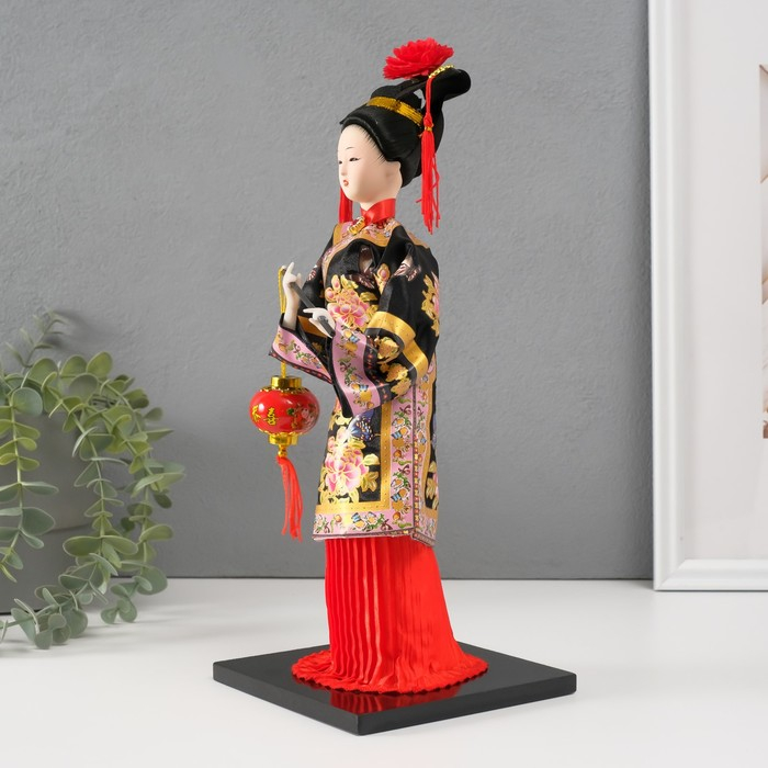 Кукла коллекционная Кукла коллекционная "Китаянка в национ. платье с китайским фонариком" МИКС 32х12,5х12,5 см