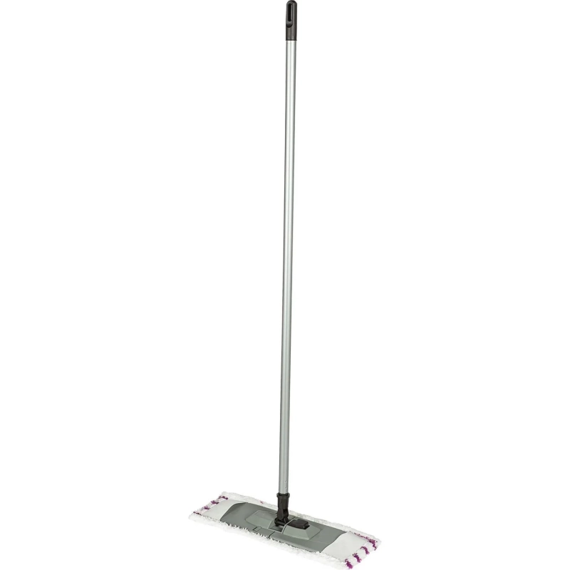 Швабра флаундер для пола пластик 40х11 в сборе с насадк Soft микроф SV5101